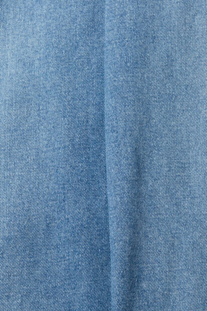 Jeans mit Rippstrick-Details im Curvy Style, BLUE LIGHT WASHED, detail image number 0
