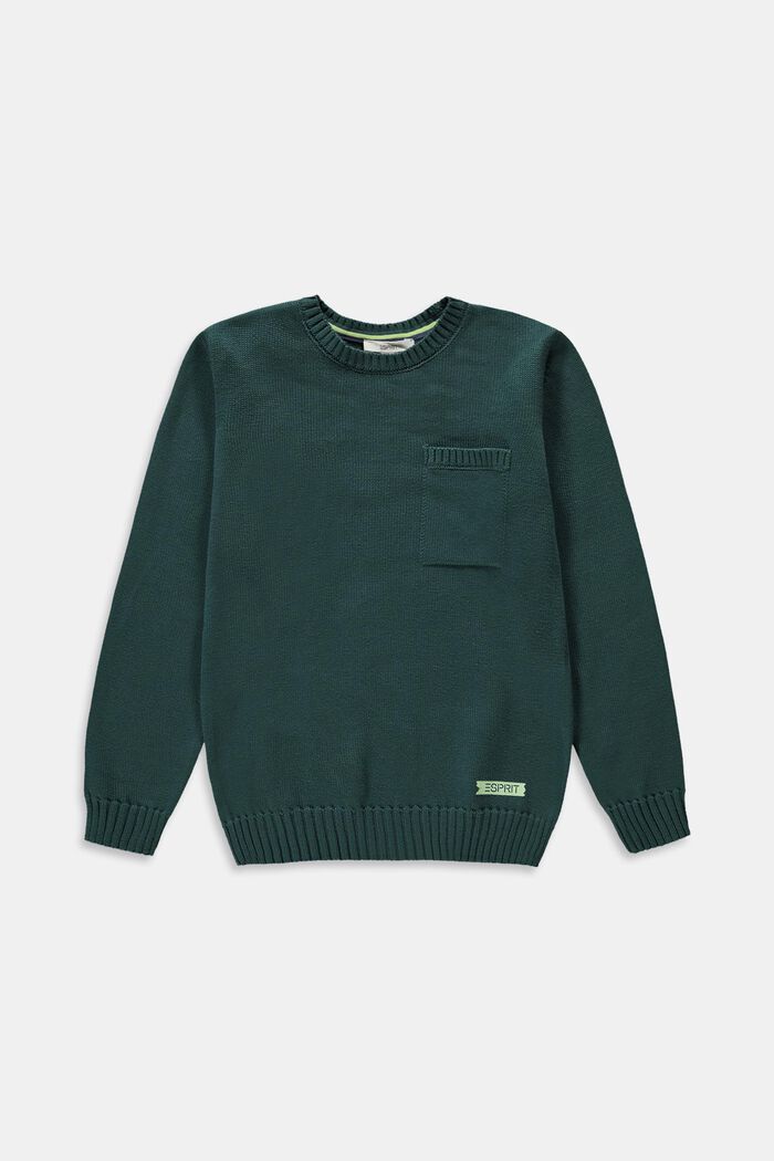 Sweaters, TEAL GREEN, overview