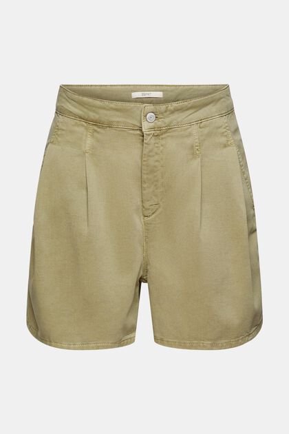 Shorts mit Bundfalten
