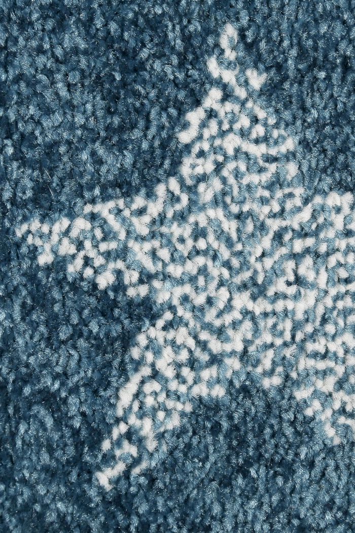 Kurzflor-Kinderteppich mit Weltraum-Muster, BLUE, detail image number 1