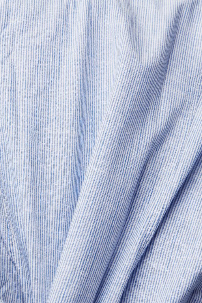Gestreiftes Hemd mit kleinen Motiven, BRIGHT BLUE, detail image number 4
