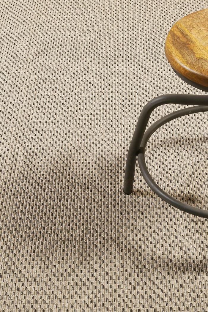 Kurzflor-Teppich für Indoor und Outdoor, BEIGE, detail image number 6