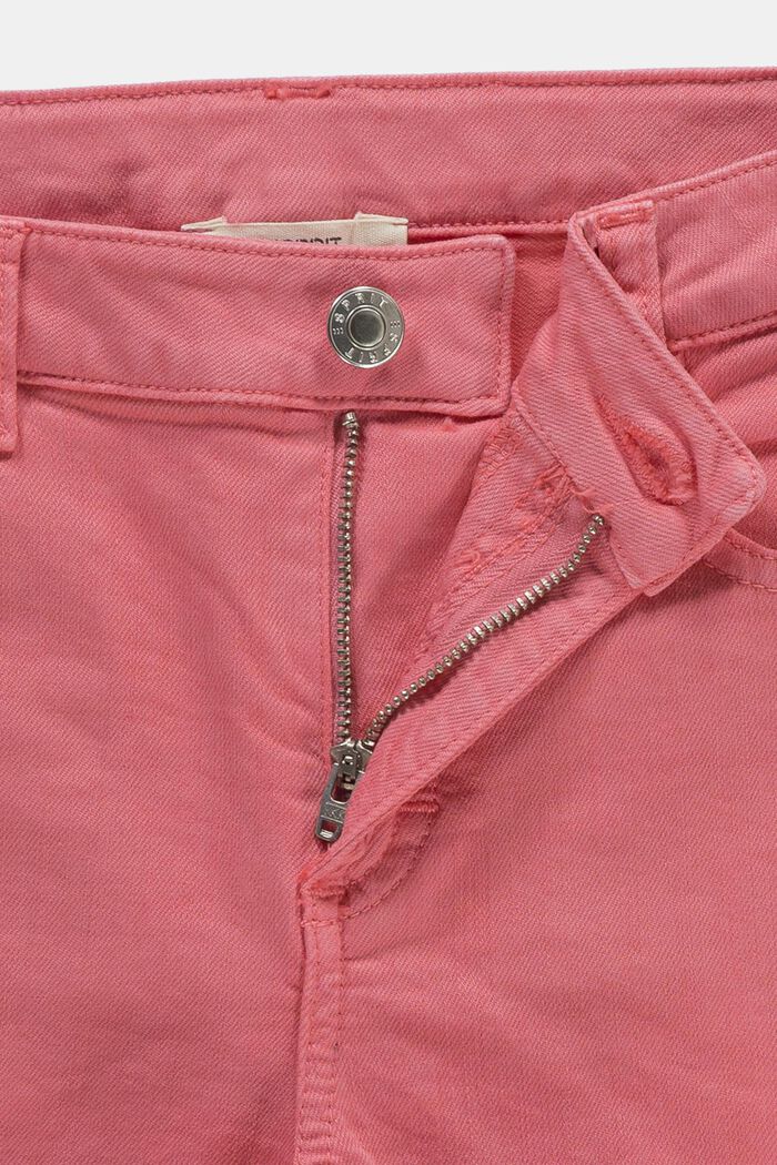 Recycelt: Jeans-Shorts mit Verstellbund, ORANGE RED, detail image number 2