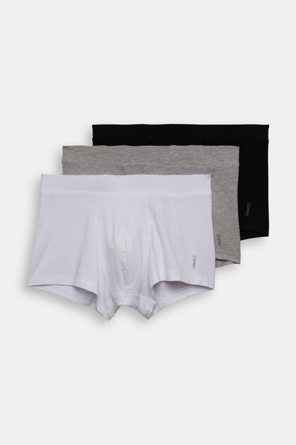 Multipack Herren-Shorts aus Baumwollmix mit Stretch, WHITE, overview
