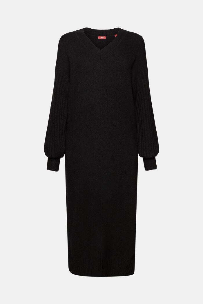Dresses flat knitted, BLACK, detail image number 6