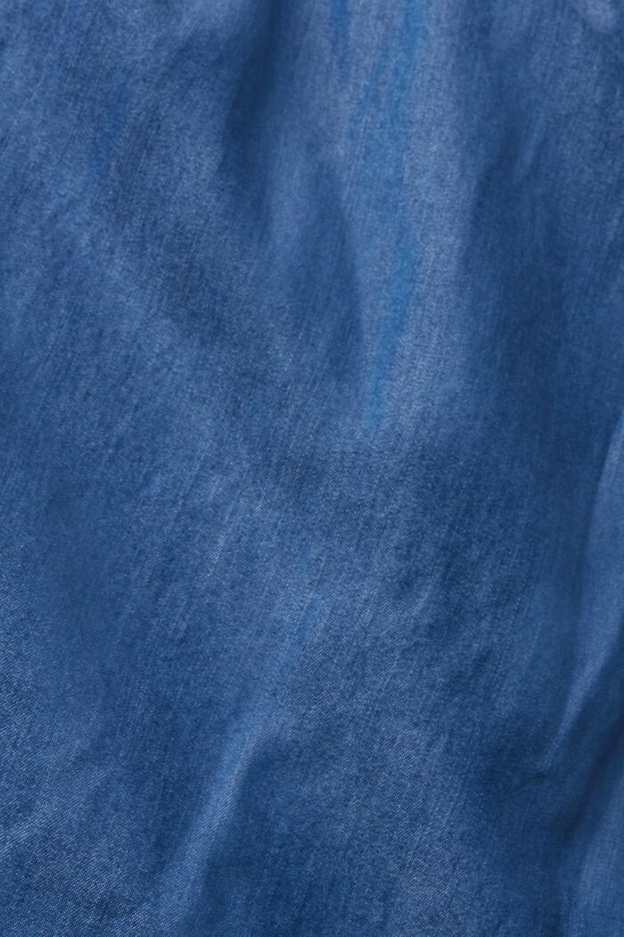 Aus TENCEL™: Kleid in Denimoptik, BLUE MEDIUM WASHED, detail image number 1