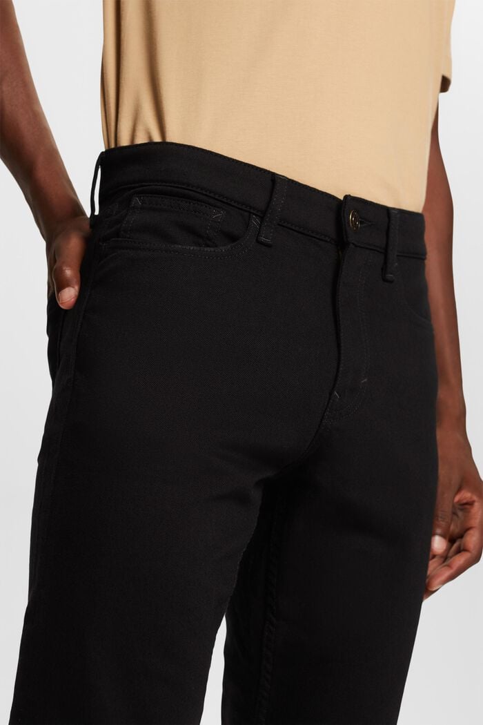 Schmale Jeans mit mittlerer Bundhöhe, BLACK RINSE, detail image number 2