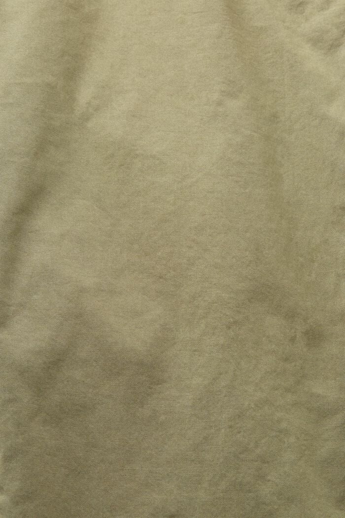 Cropped Chino aus Bio-Baumwolle, LIGHT KHAKI, detail image number 5