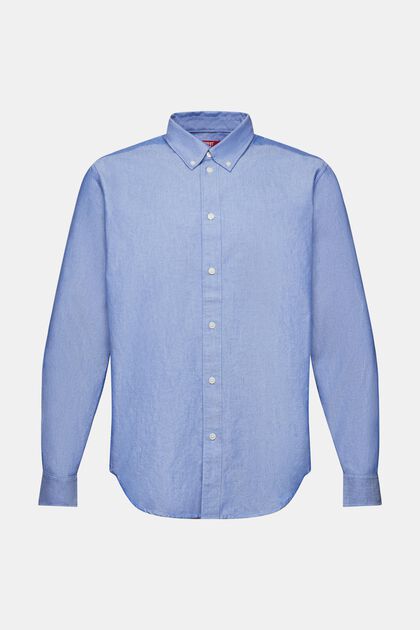 Button-Down-Hemd aus Baumwollpopeline