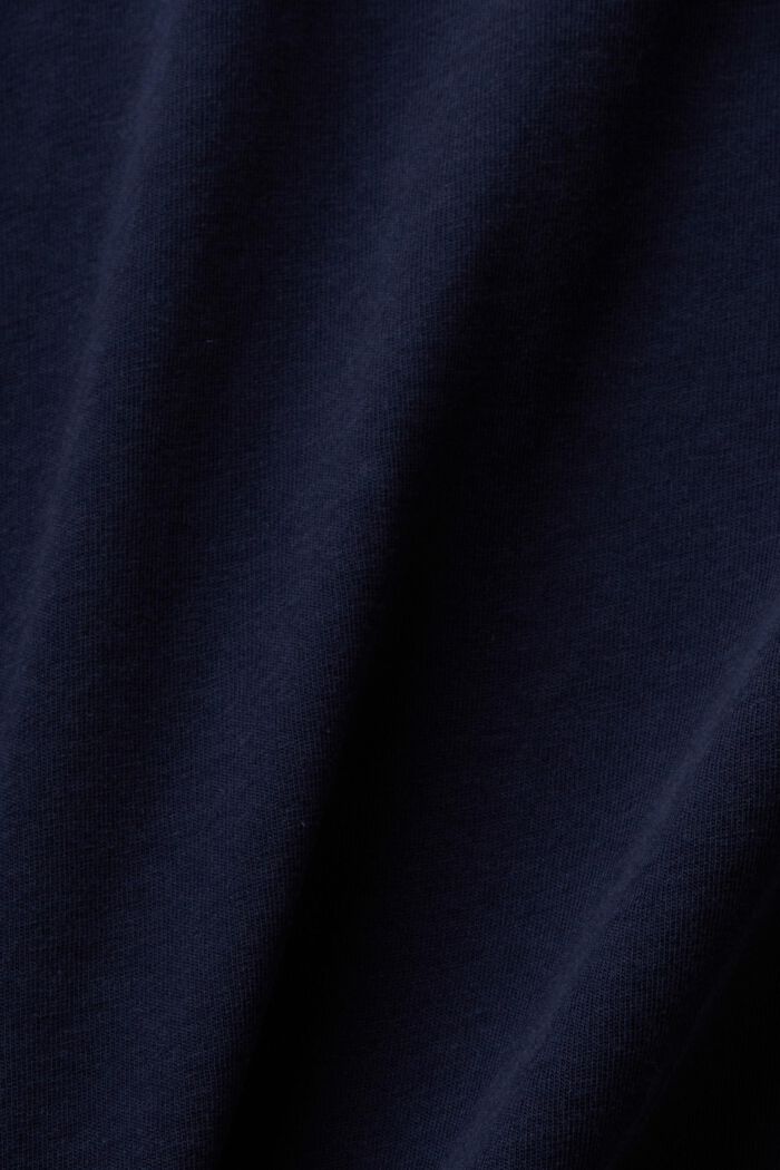 Henley-T-Shirt, 100 % Baumwolle, NAVY, detail image number 4