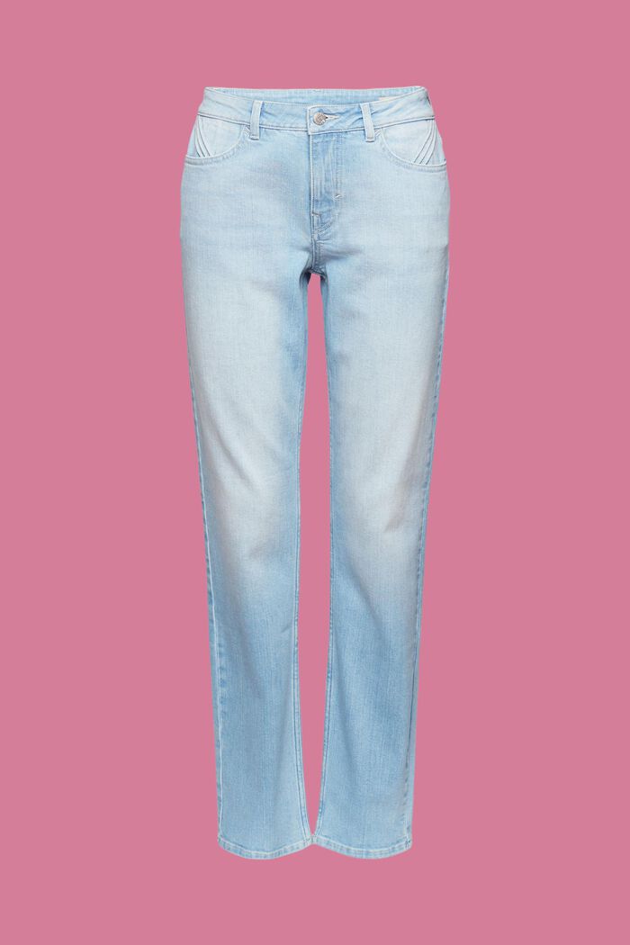 Slim-Fit-Jeans mit mittlerer Bundhöhe, BLUE BLEACHED, detail image number 5