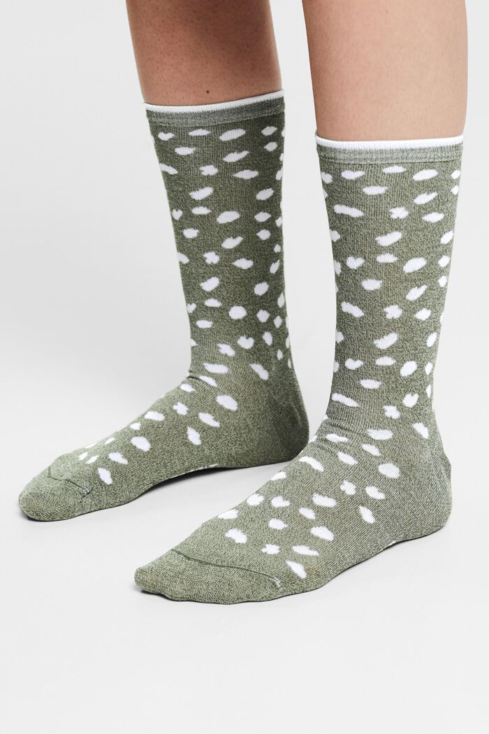 2er-Pack Socken aus Bio-Baumwollmix, LEAF, detail image number 2