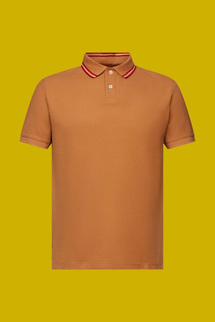 Piqué-Poloshirt mit Glitzer, 100 % Baumwolle