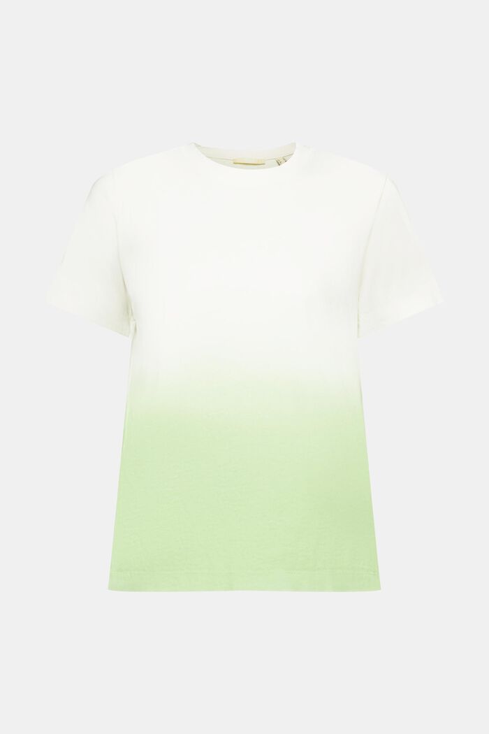 T-Shirt aus Baumwolle mit Farbverlauf, GREEN, detail image number 5
