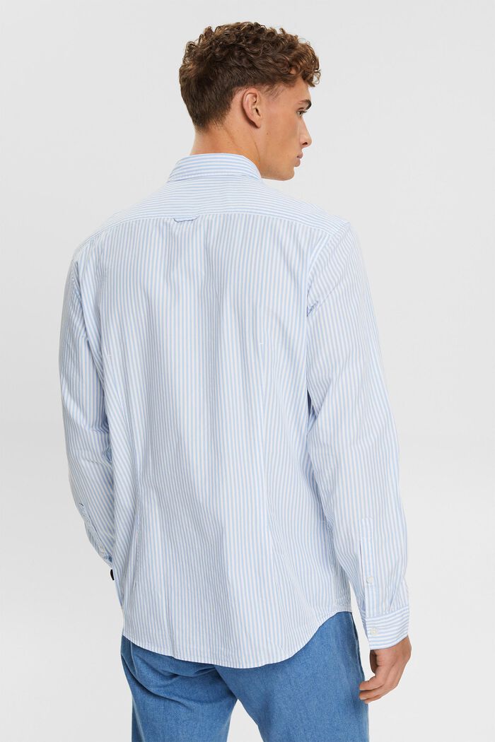 Button-Down-Hemd mit Streifenmuster, LIGHT BLUE, detail image number 3