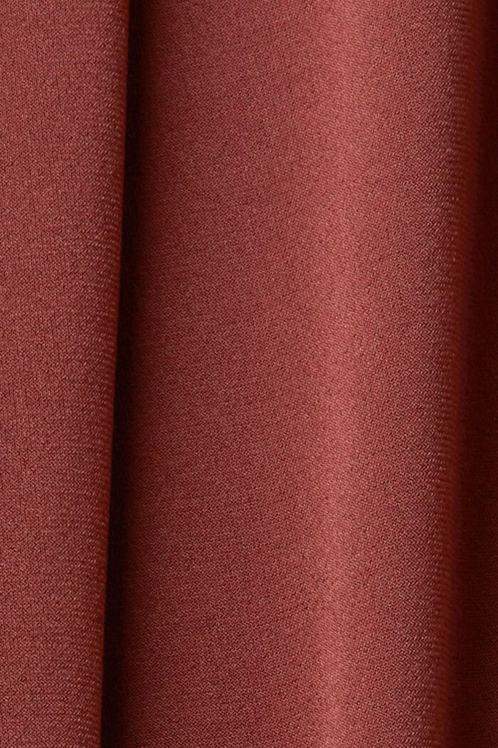 Jersey-Jumpsuit in Wickelform, BORDEAUX RED, detail image number 4