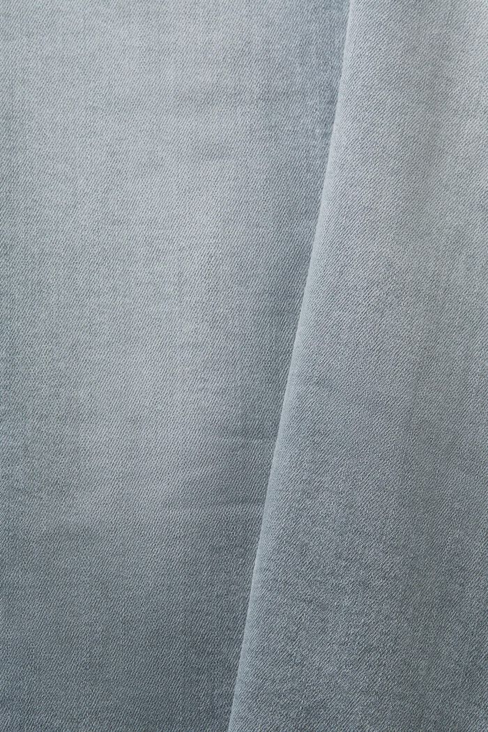 Schmal geschnittene Jeans mit mittlerer Bundhöhe, GREY LIGHT WASHED, detail image number 5
