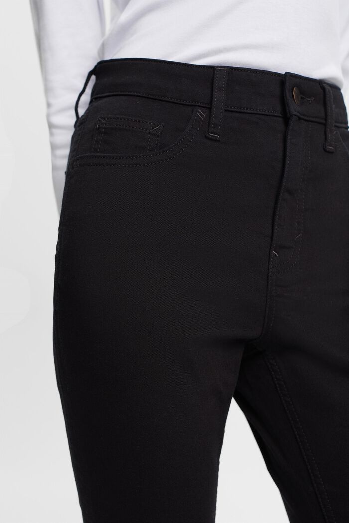 Non-fade Skinny Jeans, Baumwollstretch, BLACK RINSE, detail image number 2