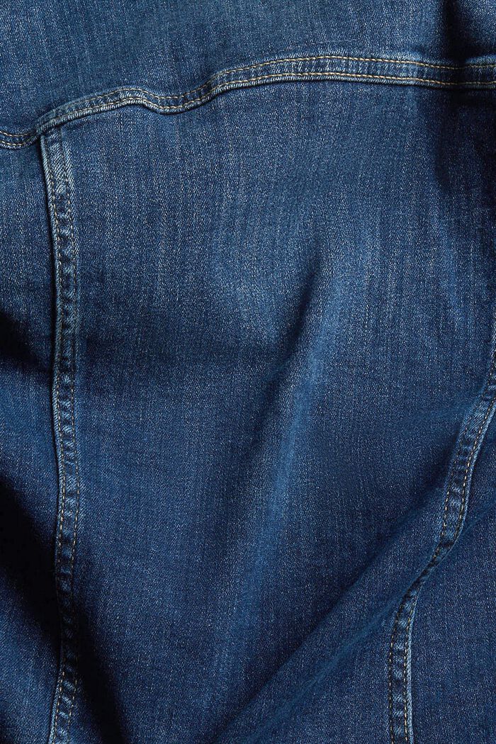 Jeansjacke in schmaler Passform, BLUE DARK WASHED, detail image number 6
