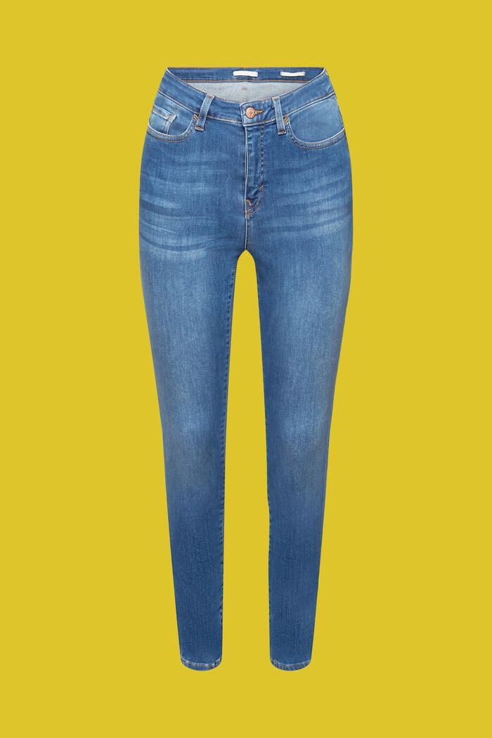 Stretch-Jeans mit Skinny-Fit, BLUE MEDIUM WASHED, detail image number 6