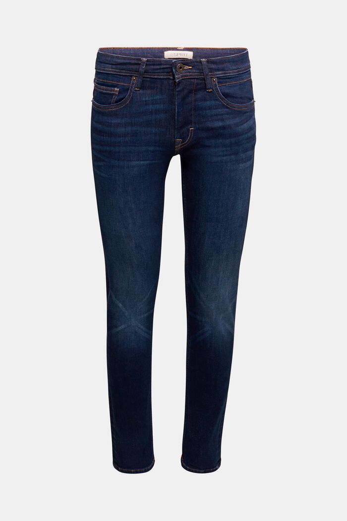 Organic Cotton Jeans mit recyceltem Material, BLUE DARK WASHED, detail image number 0