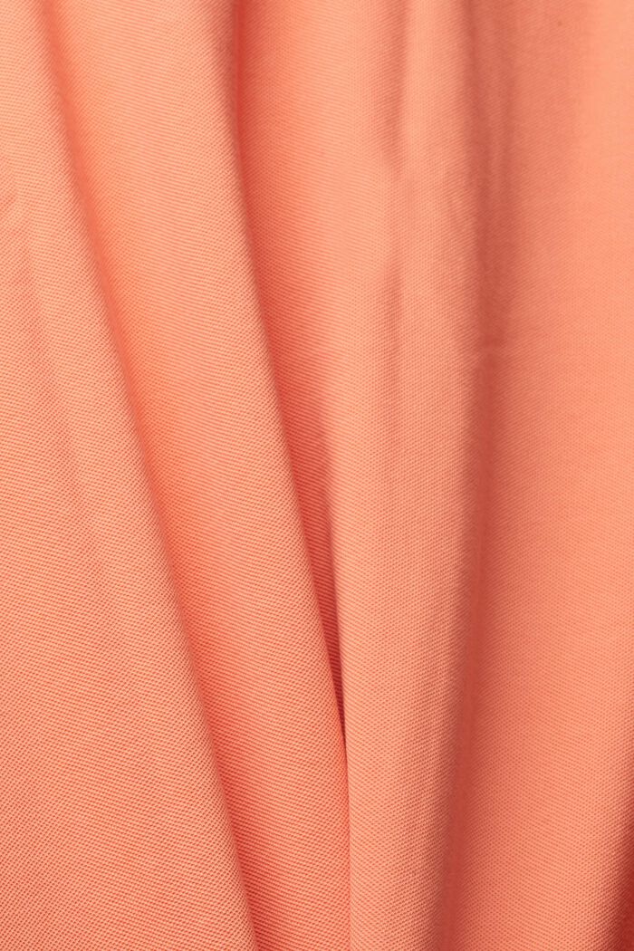 Piqué-Poloshirt aus Baumwolle, CORAL, detail image number 4