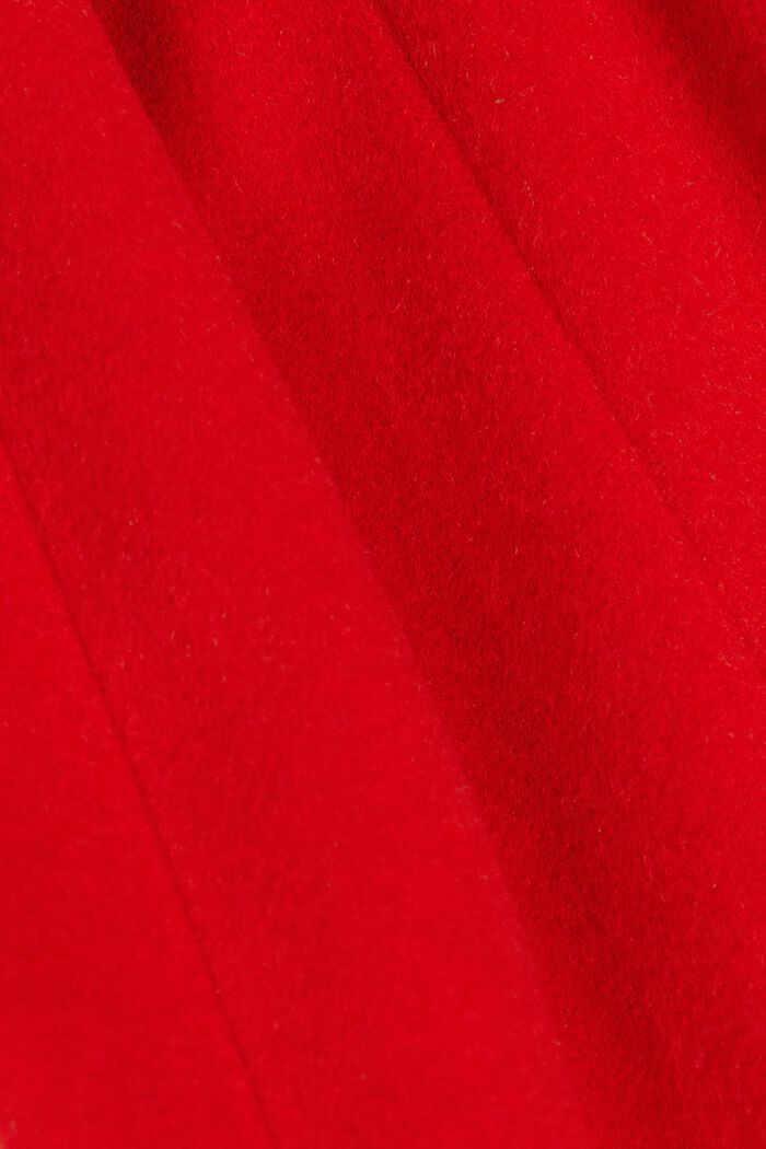 Recycelt: Mantel aus Wollmix mit Kaschmir, RED, detail image number 5