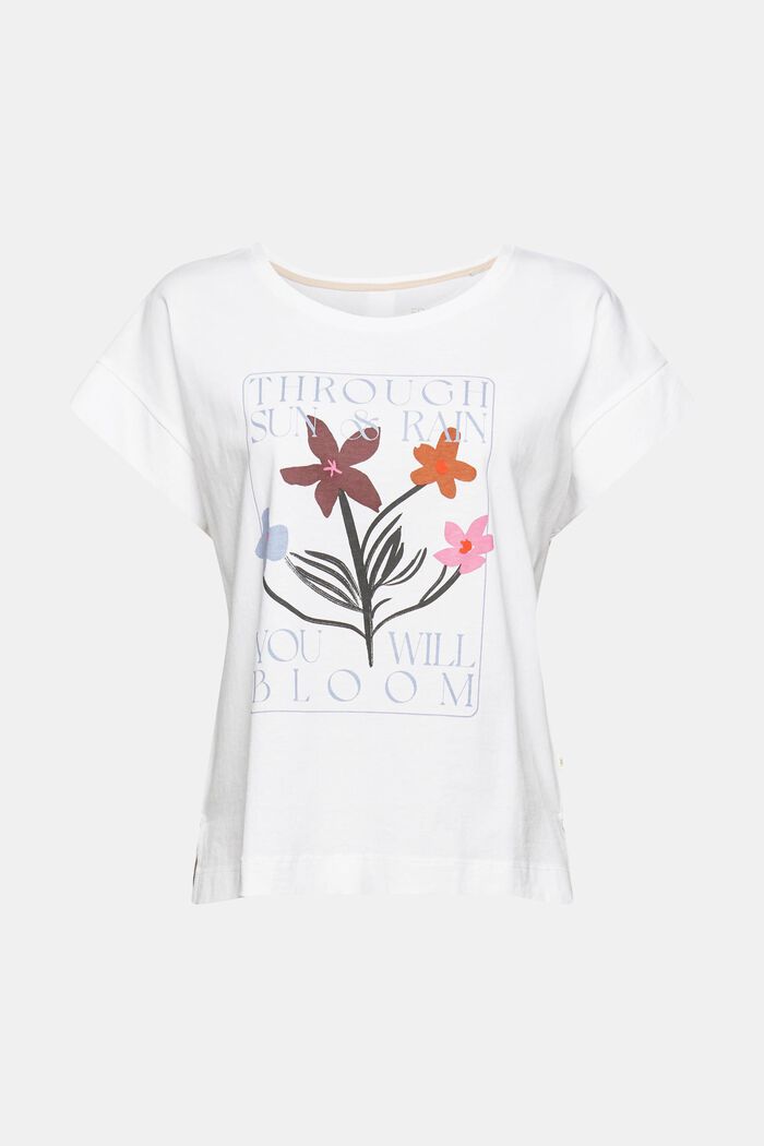 T-Shirt mit Print, Bio-Baumwolle 