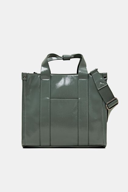 Tote Bag mit abnehmbarem Schultergurt, DUSTY GREEN, overview