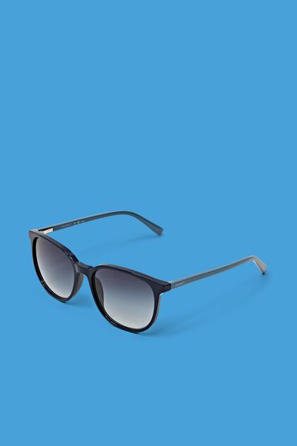 Sonnenbrille mit farbiger Fassung, NAVY BLUE, overview