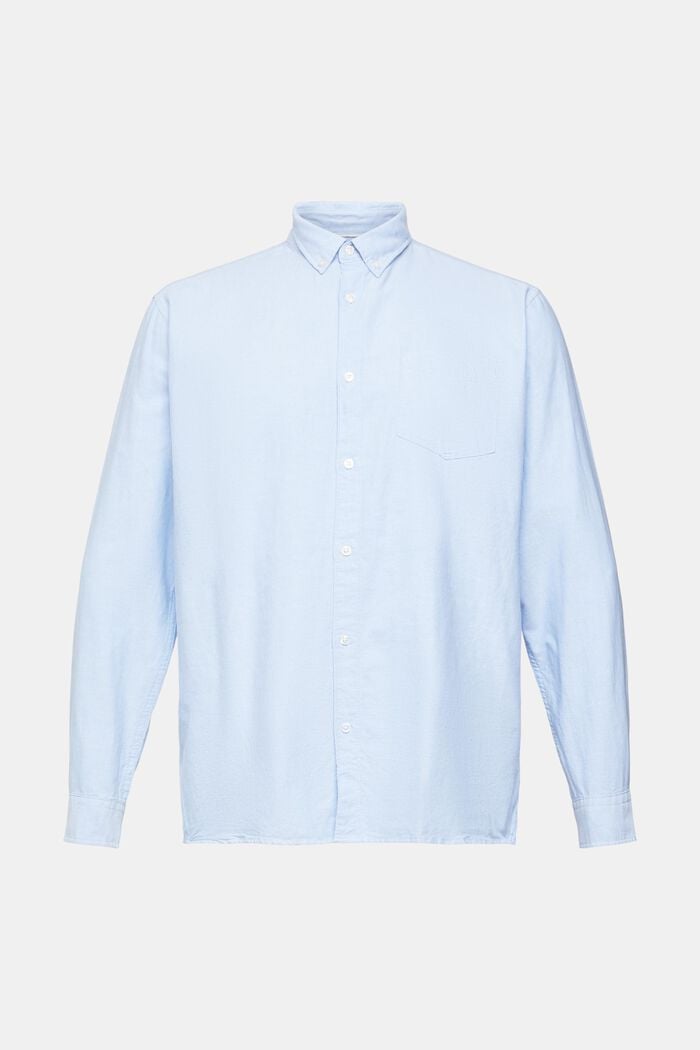 Button-Down-Hemd, 100 % Baumwolle, LIGHT BLUE, detail image number 6