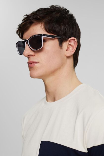 Sport-Sonnenbrille mit verspiegelten Gläsern