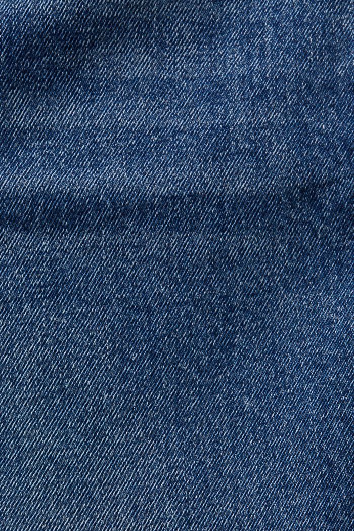 Jeans mit geradem Bein und mittlerer Bundhöhe, BLUE MEDIUM WASHED, detail image number 5