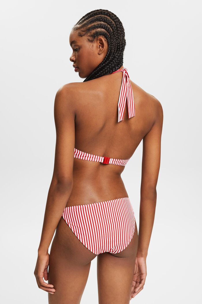 Neckholder-Bikinitop mit Bügeln, DARK RED, detail image number 3
