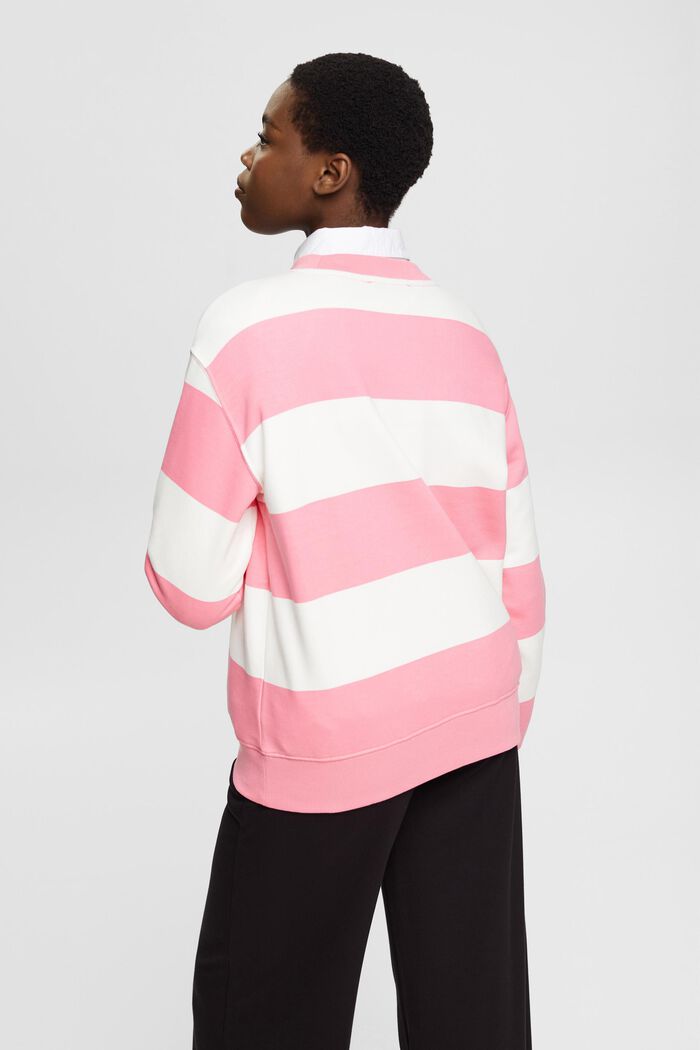 Sweatshirt mit Streifenmuster, PINK, detail image number 3