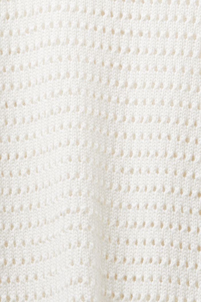 Mesh-Pullover, OFF WHITE, detail image number 6