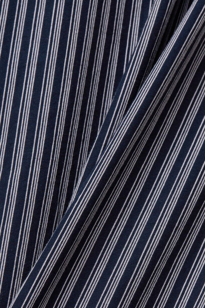 Gestreiftes Hemd aus nachhaltiger Baumwolle, NAVY, detail image number 5
