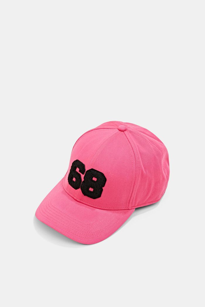Baseball Cap mit Frottee Patch, PINK FUCHSIA, detail image number 0