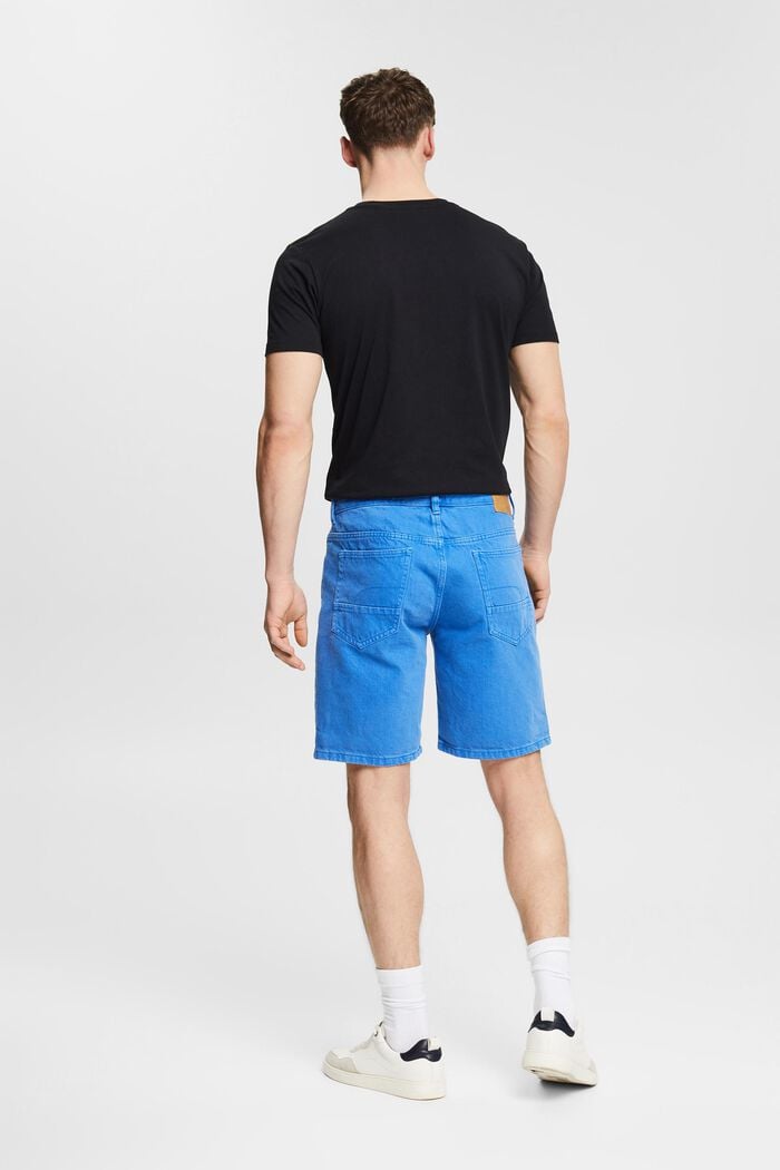 Jeans-Shorts aus 100% Baumwolle, BRIGHT BLUE, detail image number 3