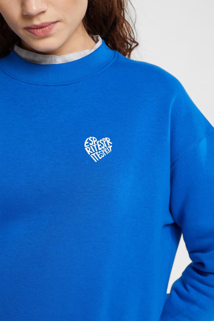 Sweatshirt mit-Logo, BLUE, detail image number 0