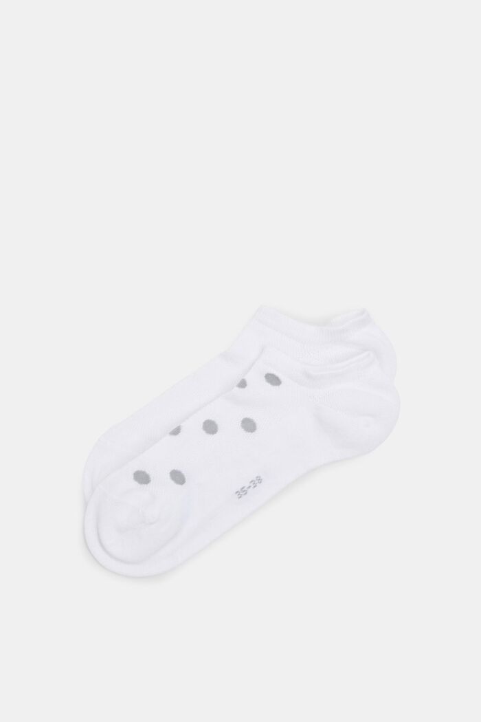 2er-Pack: Sneaker-Socken mit Tupfen, SWEET/WHITE, detail image number 0