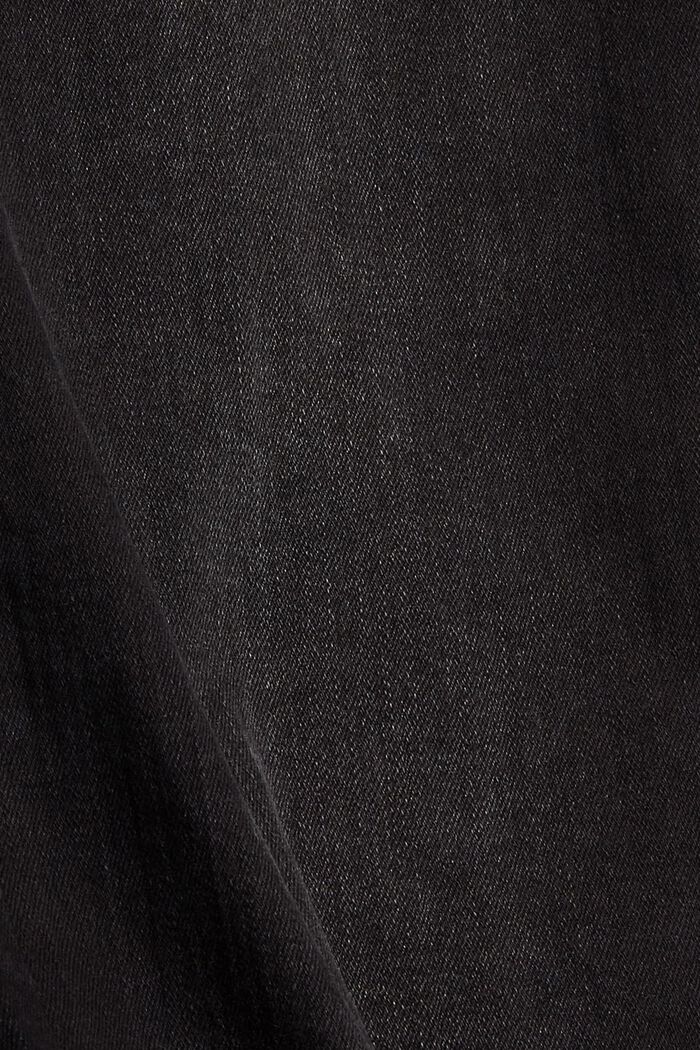 Stretch-Jeans aus Bio-Baumwoll-Mix, BLACK DARK WASHED, detail image number 4