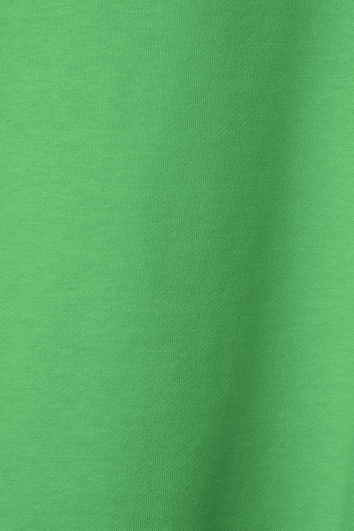 Logo-Sweatpants aus Baumwollfleece, GREEN, detail image number 7