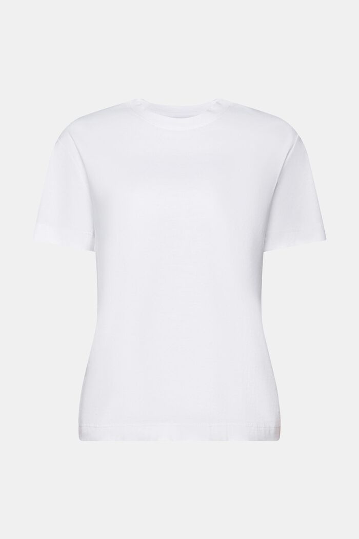 T-Shirt aus Bio-Baumwolle, WHITE, detail image number 6