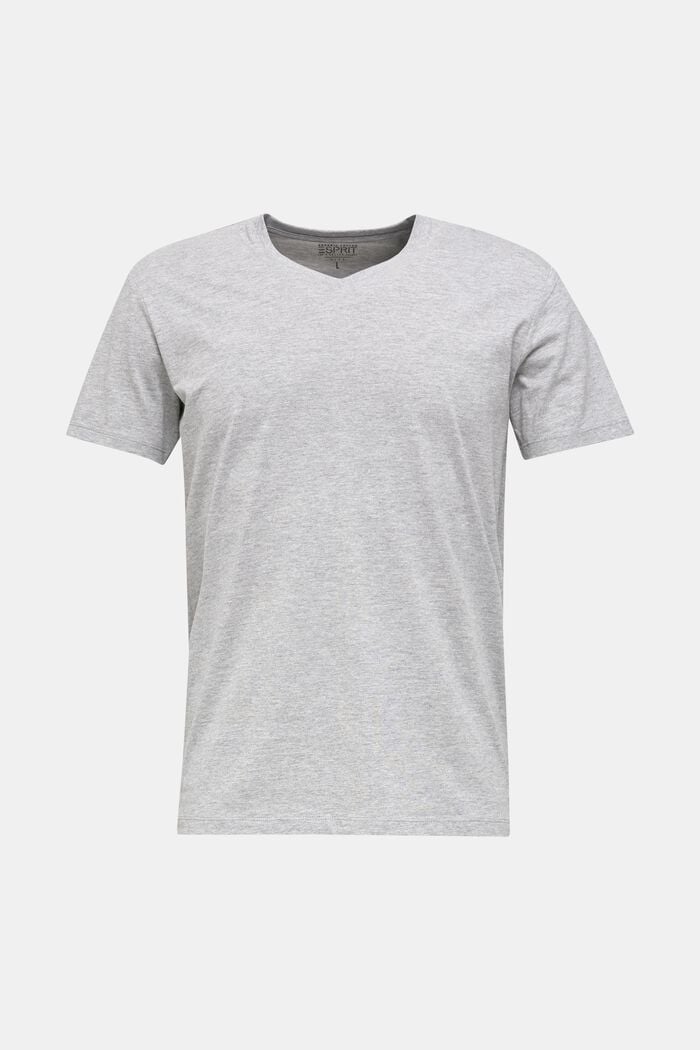 Men T-Shirts & Langarmshirts | Jersey-Shirt mit V-Ausschnitt - CY22099