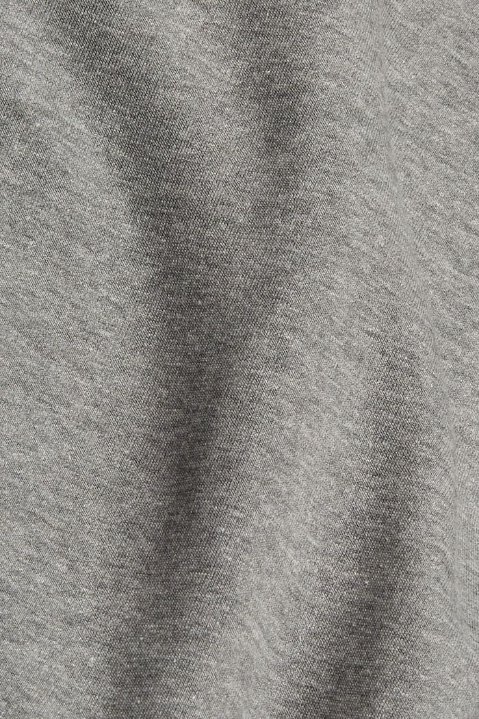 Recycelt: Sweatshirt mit Logostickerei, MEDIUM GREY, detail image number 1