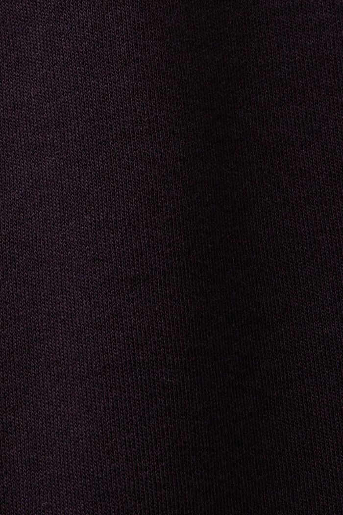 Midikleid aus Jersey mit Bindegürtel, BLACK, detail image number 4