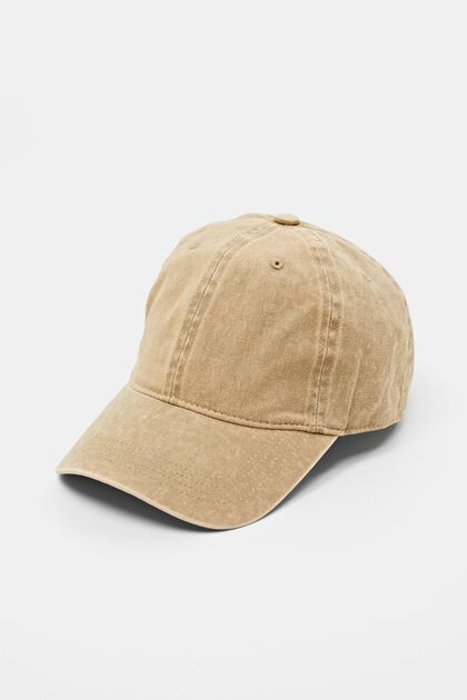 Acid-Washed Baselball-Cap, BEIGE, overview