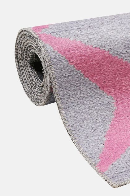 Kurzflor-Teppich mit upgecycelter Baumwolle