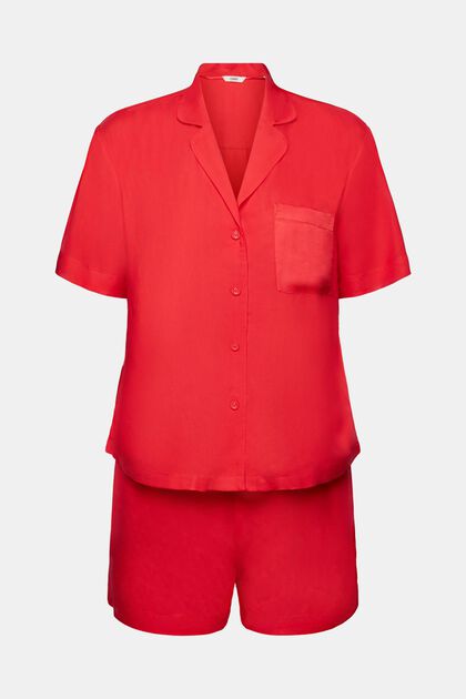 Kurzes Pyjama-Set, RED, overview